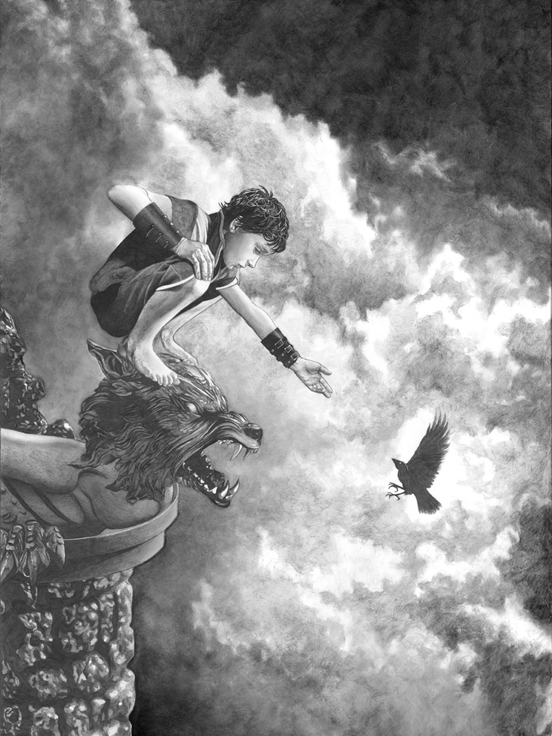Illustration for article titled My Vision of Game of Thrones' Bran Stark, Atop Winterfell